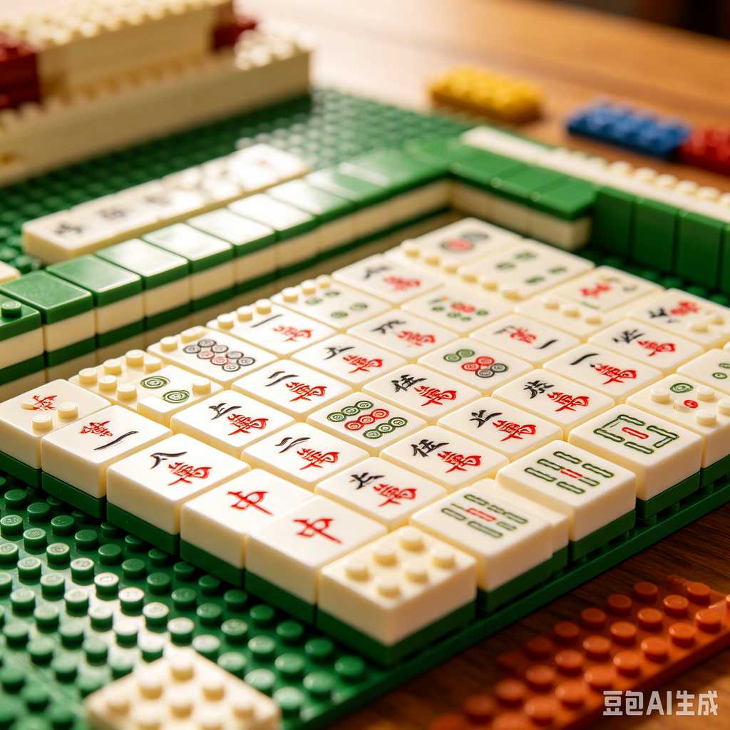 retro gift mahjong tiles