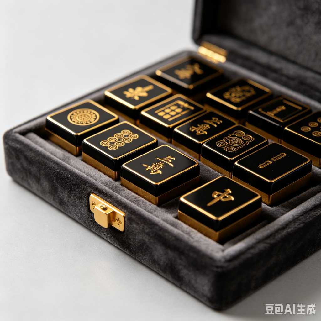 displayable mahjong set